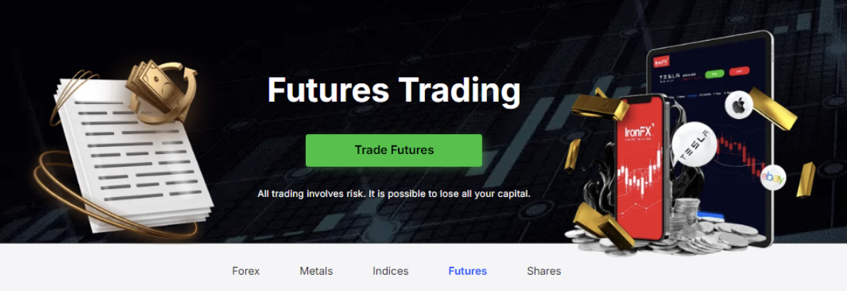 IronFX Futures Information